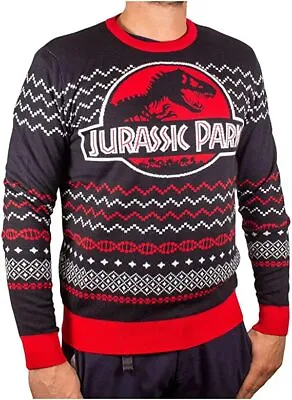 Buy Jurassic Park - Ugly Jurassic Logo Christmas Sweater M • 49.25£