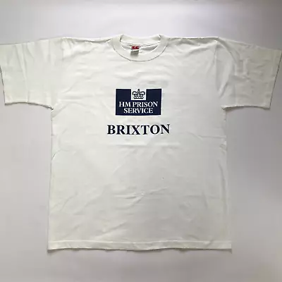 Buy Brixton Prison T-shirt XL Cancer Research Fancy Dress • 2.99£