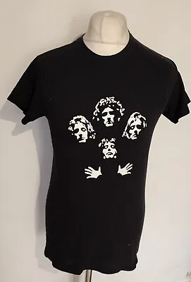 Buy Queen Silhouette Shirt Mens Small Black Short Sleeve Cotton Bohemian Rhapsody • 9.99£