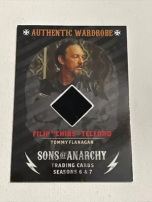 Buy 2015 Sons Of Anarchy Authentic Wardrobe Card Of Filip “Chibs” Telford #M01 SP • 37.88£