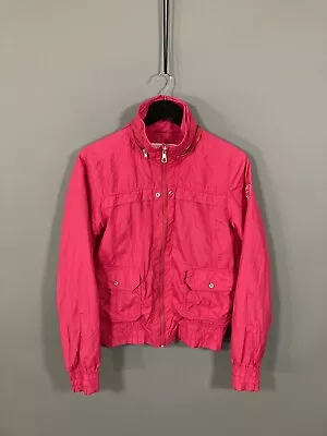 Buy CHAMPION WINDBREAKER Jacket - Size Medium - Pink - Great Condition - Women’s • 39.99£