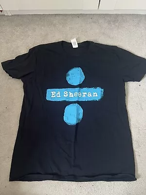 Buy Ed Sheeran Divide Tour T-Shirt (Adult L) • 15£