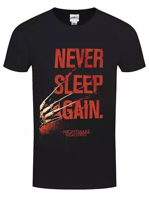 Buy Heroes T-shirt Nightmare On Elm Street Never Sleep Again Men's Black • 14.99£
