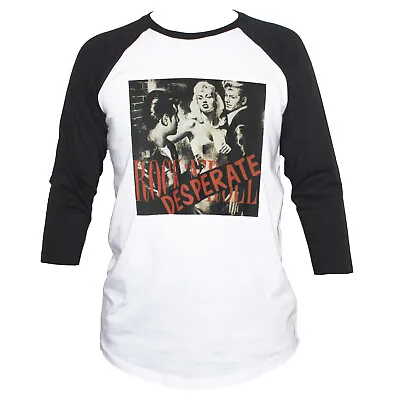Buy Desperate Rock'N' Roll Rockabilly T-shirt 3/4 Sleeve Unisex Size S-XL • 16.50£