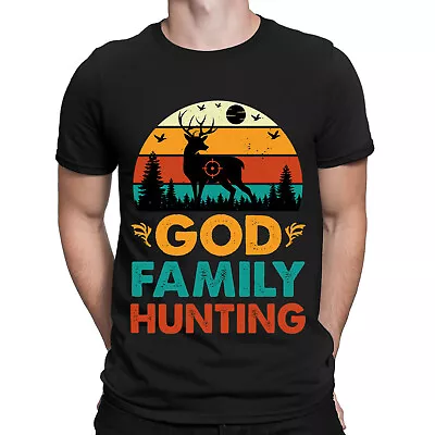 Buy God Family Hunting Hunt Animals Hunter Vintage Mens Womens T-Shirts Tee Top #BAL • 9.99£