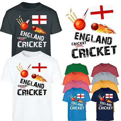 Buy Kids T-Shirt ENGLAND CRICKET Cricket Lover Unisex Boys Girls Printed Design • 10.99£