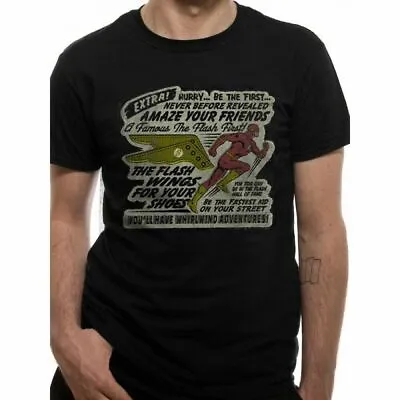 Buy The Flash T Shirt Official Vintage DC Comics Advert Tee M XL NEW • 11.99£