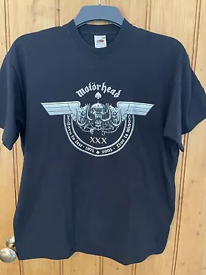 Buy Motörhead 30th Anniversary Gig Tee Shirt 2005 • 25£