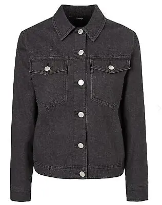 Buy Ladies Denim Jacket 100% Cotton Buttton Up Casual Pockets • 13.99£