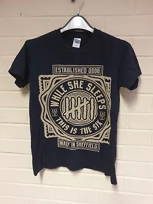 Buy We Are The Six While She Sleeps T-Shirt 100% Cotton Size Small (012) • 5.87£
