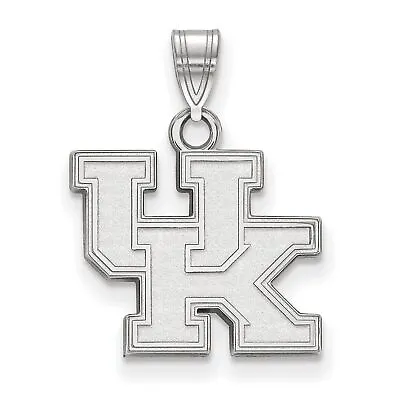 Buy University Of Kentucky Wildcats School Letters Logo Pendant In Sterling Silver • 49.13£