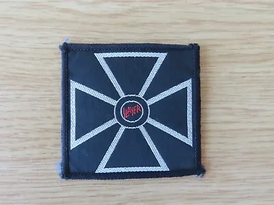 Buy Vintage Slayer Woven Sew On Patch Badge, Metal Music Memorabilia, Tour Jacket • 20£
