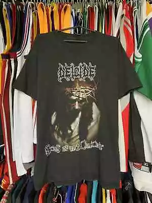Buy Vintage 2004 Deicide Scars Of The Crucifix Rock Band Tee T Shirt Men's Size L • 95.99£