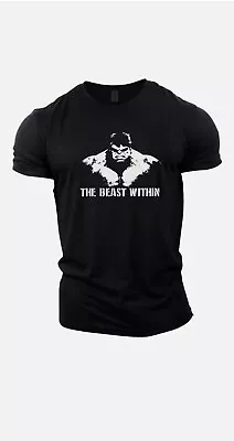 Buy Incredible Hulk Bodybuilding T-Shirt | Gym Workout Training Motivation Top • 9.99£