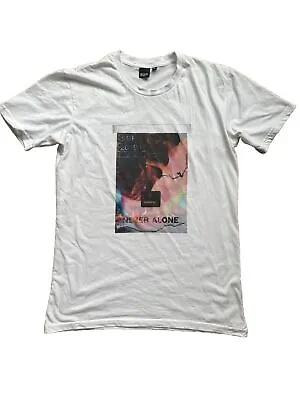 Buy Blood Brother White T Shirt Never Alone Graphic Medium  • 5£