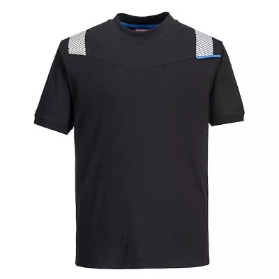 Buy PORTWEST WX3 Flame Resistant T-Shirt Comfort Reflective Tape Safety  FR712 • 42.18£