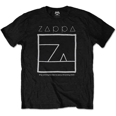Buy FRANK ZAPPA  Official Licensed Unisex T- Shirt -  Drowning Witch - Black Cotton • 16.99£