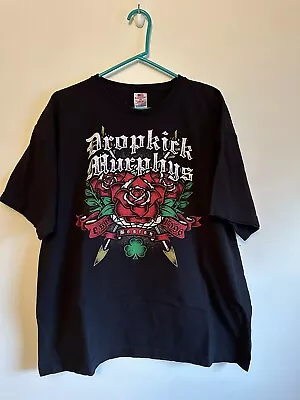 Buy Dropkick Murphys Rose Tattoo XL Tee Shirt - With Pride I'll Wear It To The Grave • 42.63£