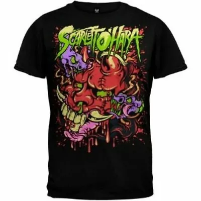 Buy Scarlett O'Hara 'Demon' Black Rock T Shirt, Official Band Merchandise, Cotton • 7.50£