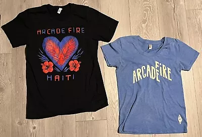 Buy Lot Of (2) Arcade Fire Women’s Tshirts Size Medium • 37.92£