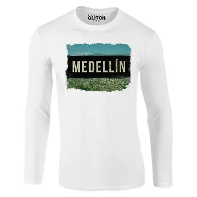 Buy Medellin Long Sleeve Men's T-Shirt Narcos Drugs Colombia Pablo Escobar Cartel • 15.99£