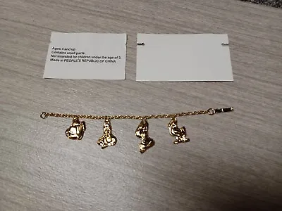 Buy Vintage Little Mermaid Gold Children's Bracelet • 16.34£