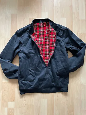 Buy Mens Bomber Jacket Size Medium Red Check Lining Size M Men’s Fashion • 8£
