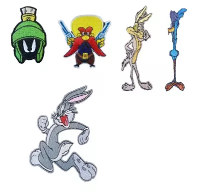 Buy Looney Tunes Kids TV Show Iron On Sew On Patches Badges Bugs Road Runner Marvin • 2.79£