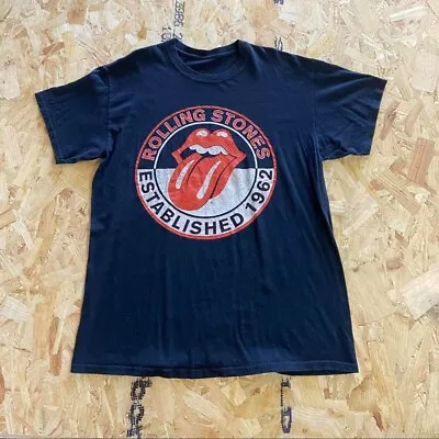 Buy The Rolling Stones T Shirt Black Large L Mens Music Band Graphic • 8.99£