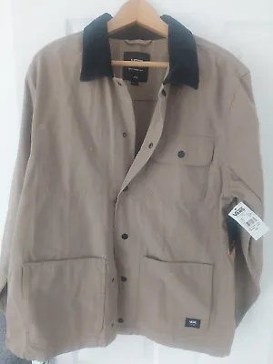 Buy Vans Drill Chore Brown Men Man Jacket Coat Large New • 50£