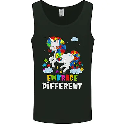 Buy Autism Unicorn Embrace Different Autistic Mens Vest Tank Top • 8.99£