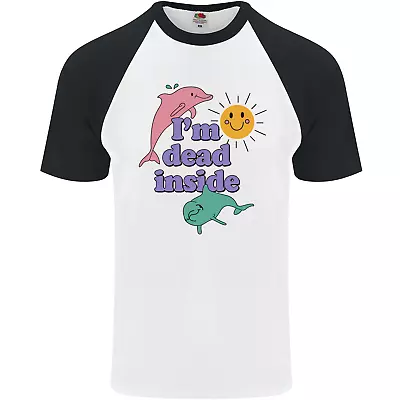 Buy I'm Dead Inside Dolphins Sunrise Mens S/S Baseball T-Shirt • 9.99£