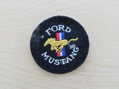 Buy Vintage 1970's Ford Mustang Iron-On Patch, Car Racing Jacket Memorabilia • 30£