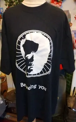 Buy Men's The Prisoner Carlton International Be Seeing You Black T -Shirt , Lg • 9.99£