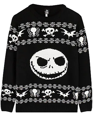 Buy The Nightmare Before Christmas Jack Skellington Knitted Jumper • 37.95£