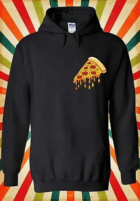 Buy Standard Cheesy Pizza Slice Pocket Men Women Unisex Top Hoodie Sweatshirt 3225 • 17.95£