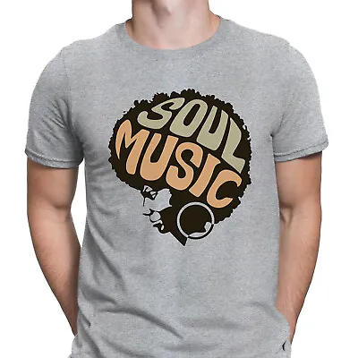 Buy Soul Music Black History Month Afro Hair Gift Mens T-Shirts Tee Top #D • 9.99£