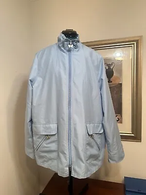 Buy Blair Women’s Light Blue Lined Pockets Zip-up Jacket Size Large • 14.41£
