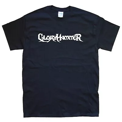 Buy GLORYHAMMER T-SHIRT Sizes S M L XL XXL Colours Black, White    • 15.59£