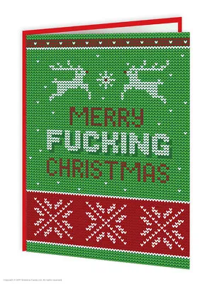 Buy Funny Rude Xmas Jumper Christmas Card Witty Amusing Comedy Humour Novelty Joke • 2.95£