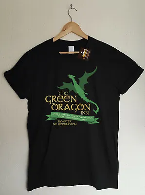 Buy Green Dragon Inn T-shirt - Lord Of The Rings & Hobbit Inspired Tee - Film Book • 13£