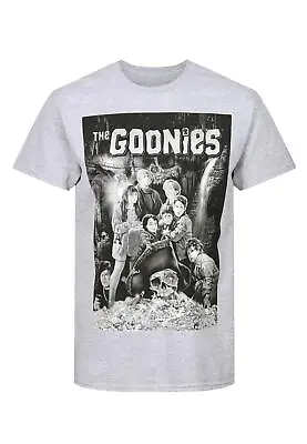 Buy The Goonies Movie T-Shirt - Black & White Film Poster Retro 80's T-shirt  • 10.36£