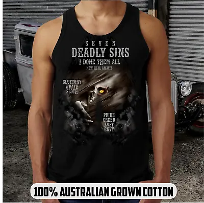 Buy 7 Deadly Sins I Done Them All Singlet / Tank Top • 27.78£