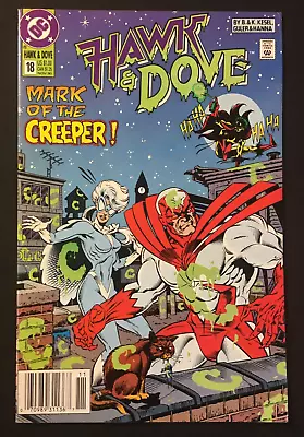 Buy Hawk And Dove 18 NEWSTAND Variant Greg Guller Cover CREEPER Madmen V 3 DC 1 Copy • 10.96£