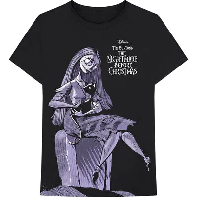 Buy ** The Nightmare Before Christmas Sally And Cat Big Picture T-Shirt ** • 15£