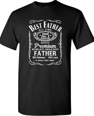Buy Best Father Whisky Themed T Shirt • 14.99£