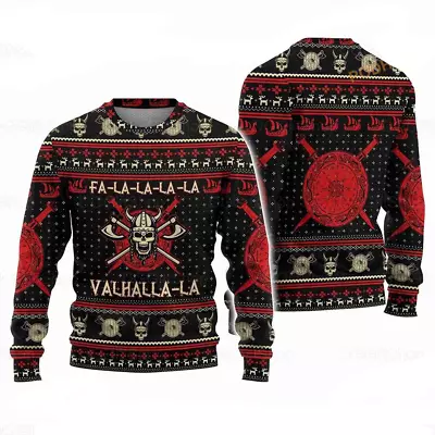 Buy Viking Merry Christmas Gifts Knitted Sweater. • 40.47£