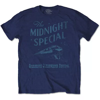 Buy Creedence Clearwater Revival Midnight Special Navy T-Shirt NEW OFFICIAL • 14.99£