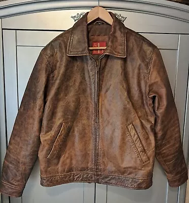 Buy Helium Men's Brown Genuine Leather Jacket.Size XL • 30£