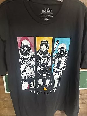 Buy DESTINY Video Game Loot Crate Gaming T-Shirt Womens 2XL Graphic Short Sleeve Tee • 11.27£